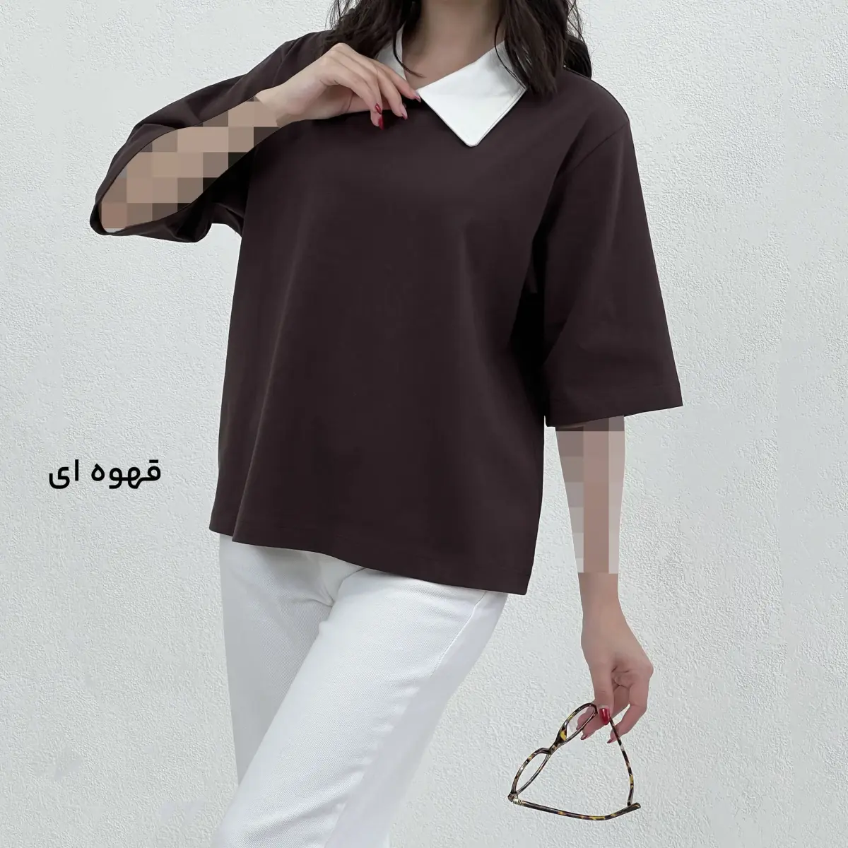 تیشرت زنانه یقه دار | آی بولک