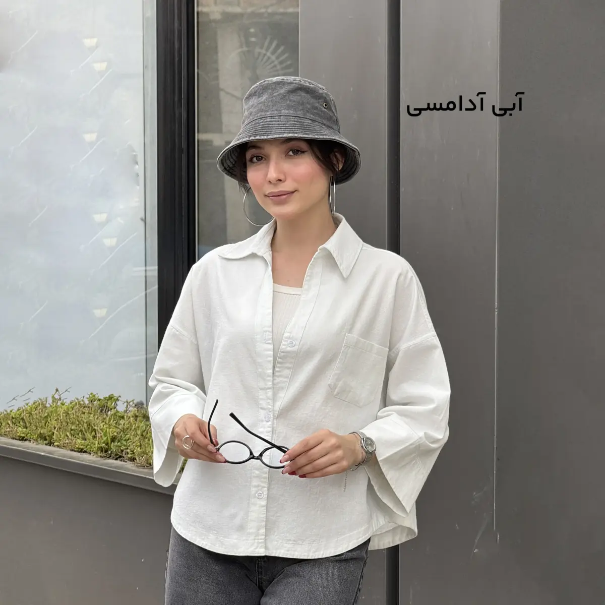 شومیز زنانه باکسی تک جیب | آی بولک