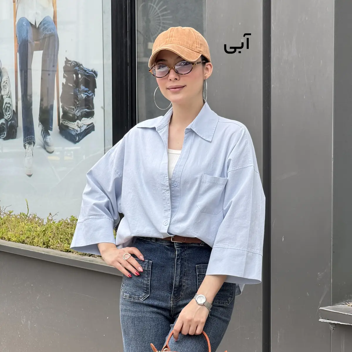شومیز زنانه باکسی تک جیب | آی بولک