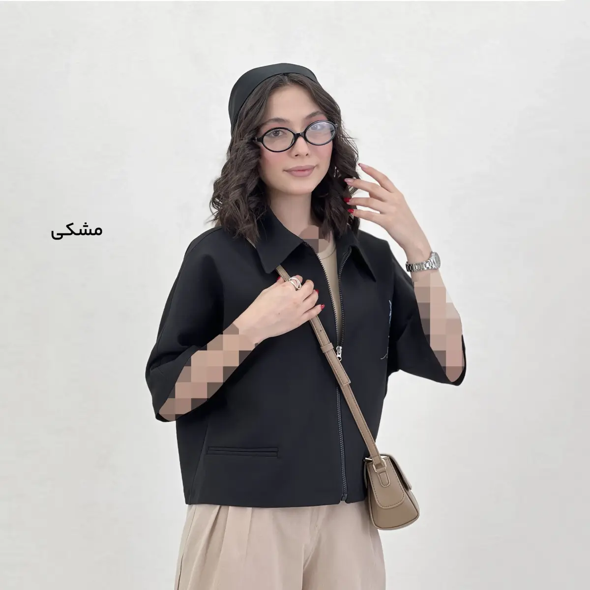 کت زنانه کراپ گلدوزی | آی بولک