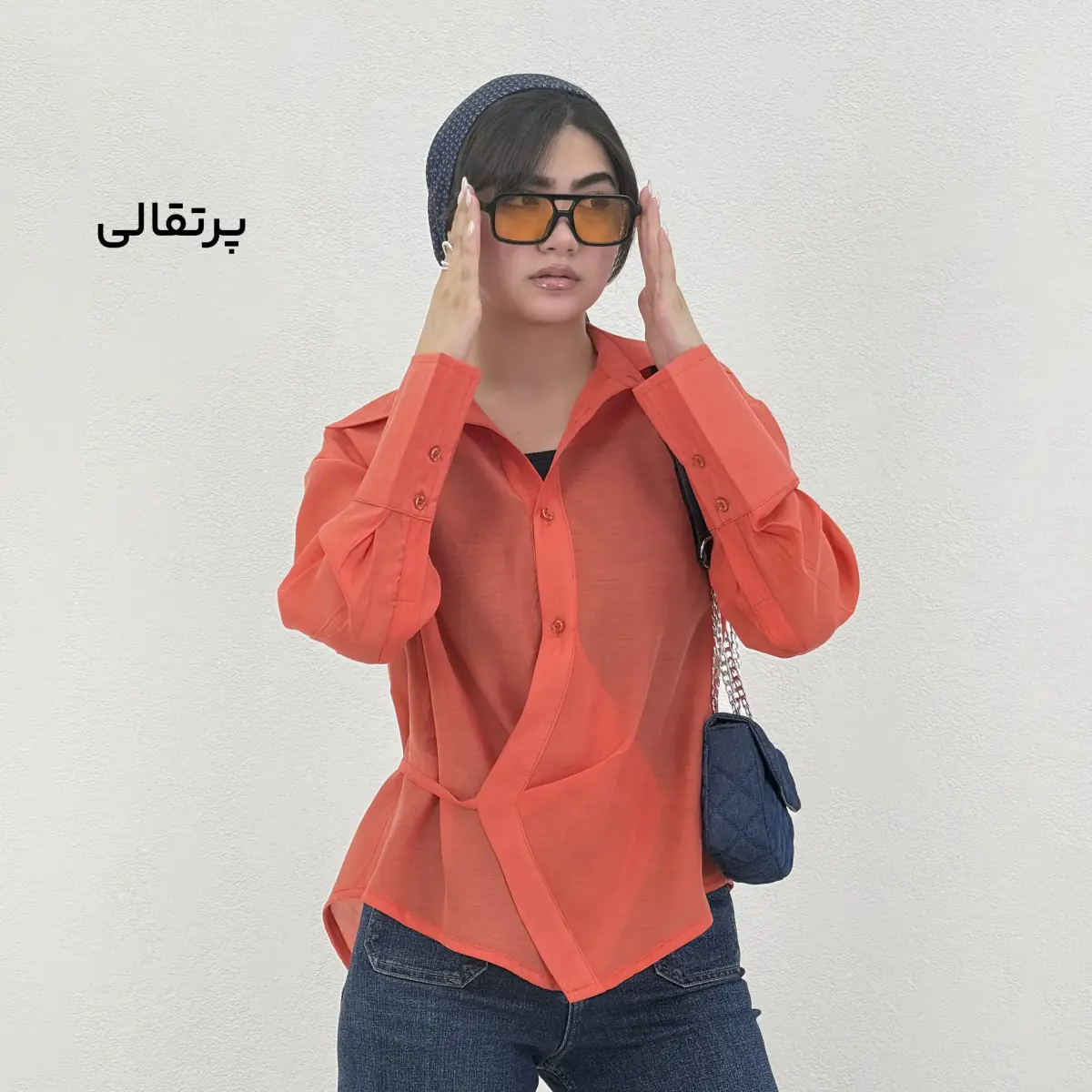 شومیز زنانه پری جلو بند دار| آی بولک
