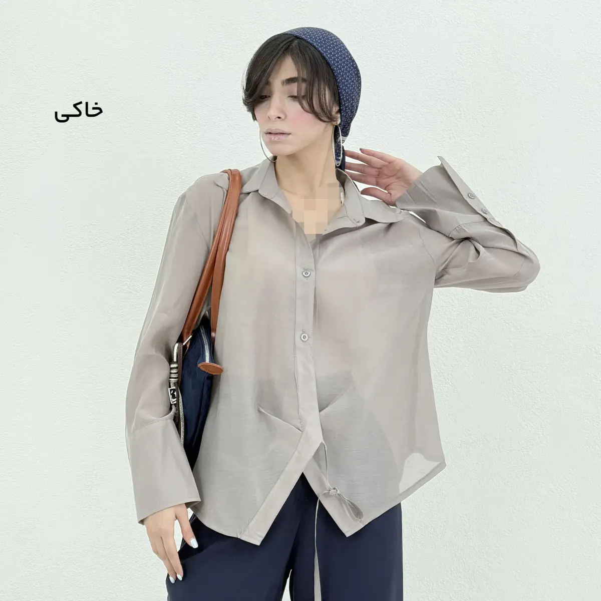 شومیز زنانه پری جلو بند دار| آی بولک