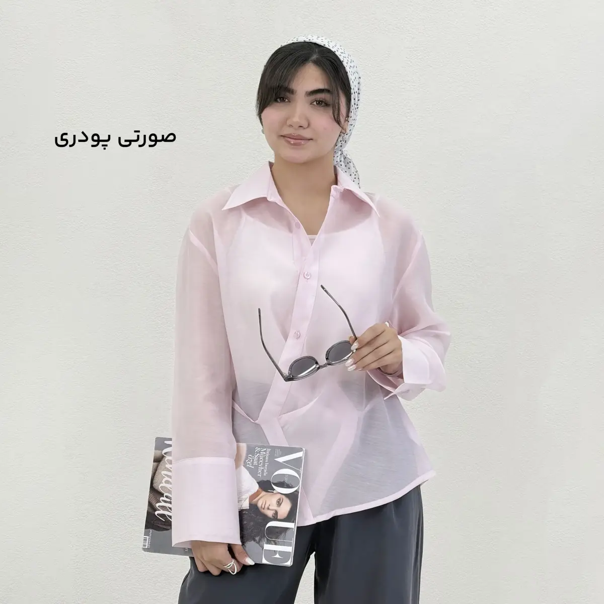 شومیز زنانه پری جلو بند دار| آی بولک