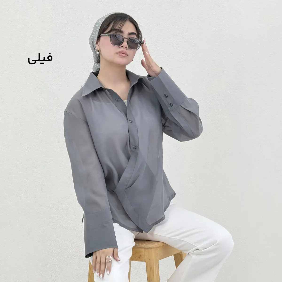 شومیز زنانه پری جلو بند دار| آی بولک