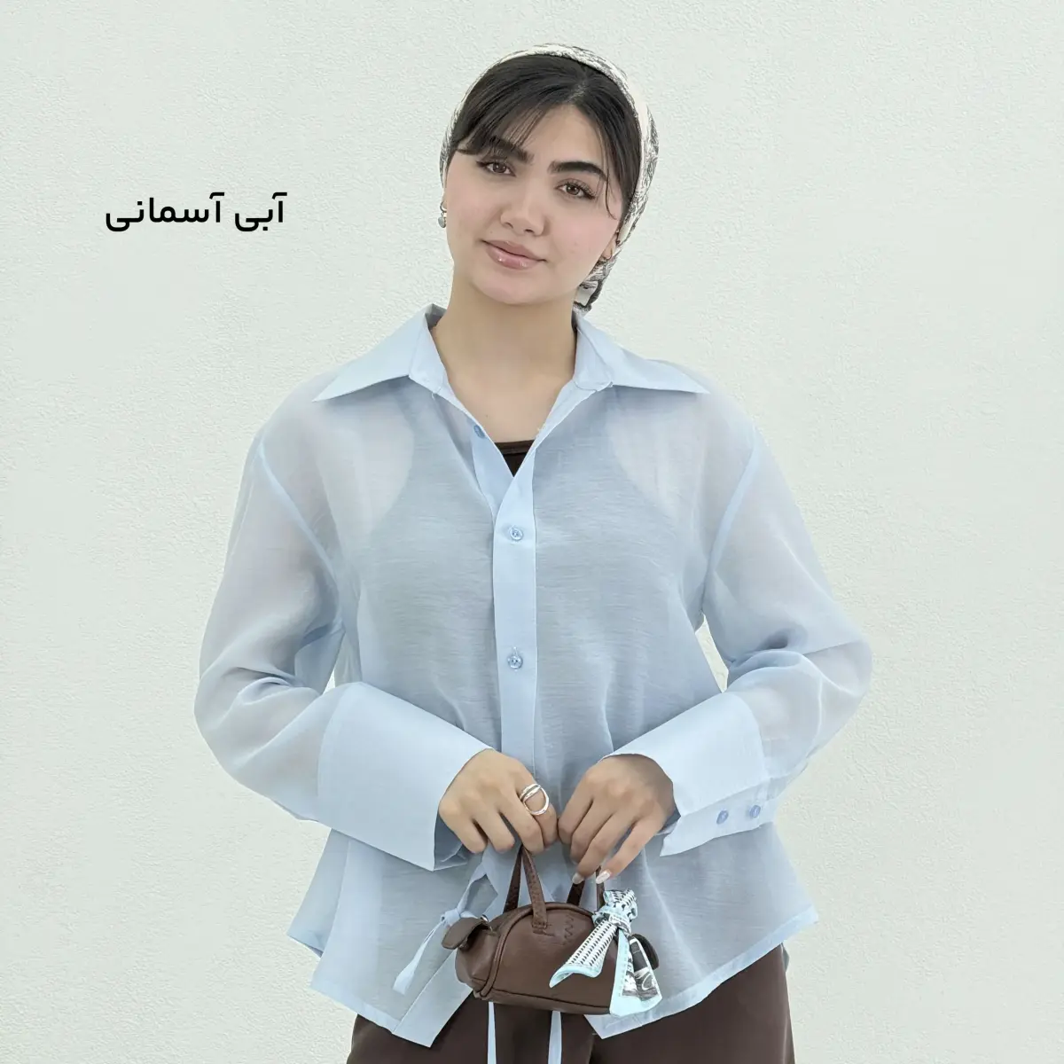 شومیز زنانه پری جلو بند دار| آی بولک