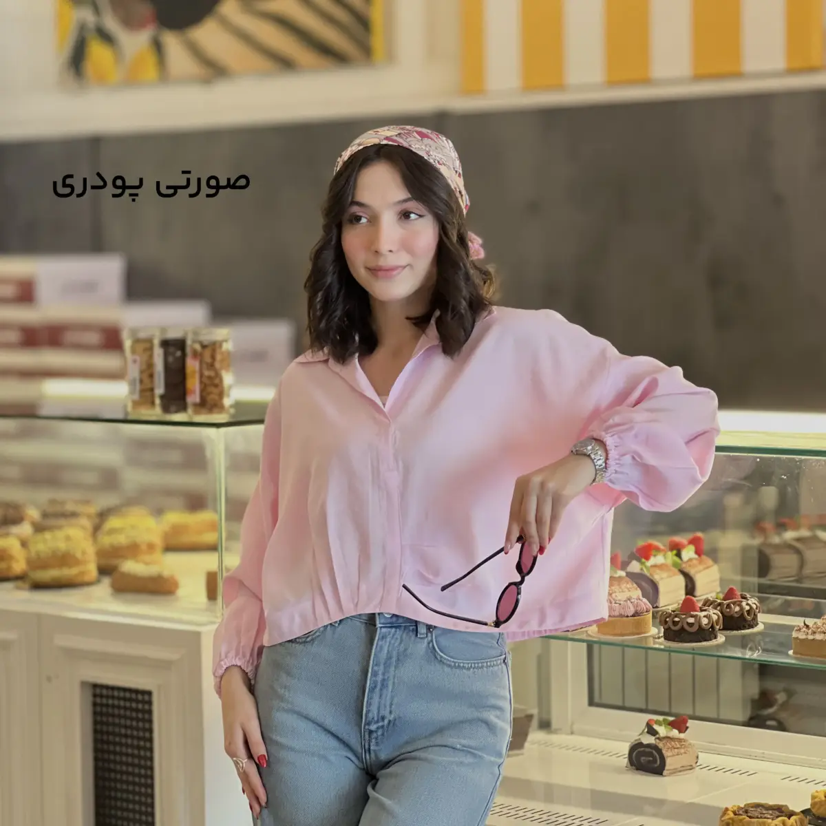 شومیز کراپ جلو بسته زنانه | آی بولک