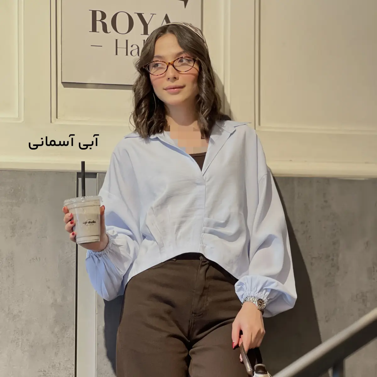 شومیز کراپ جلو بسته زنانه | آی بولک