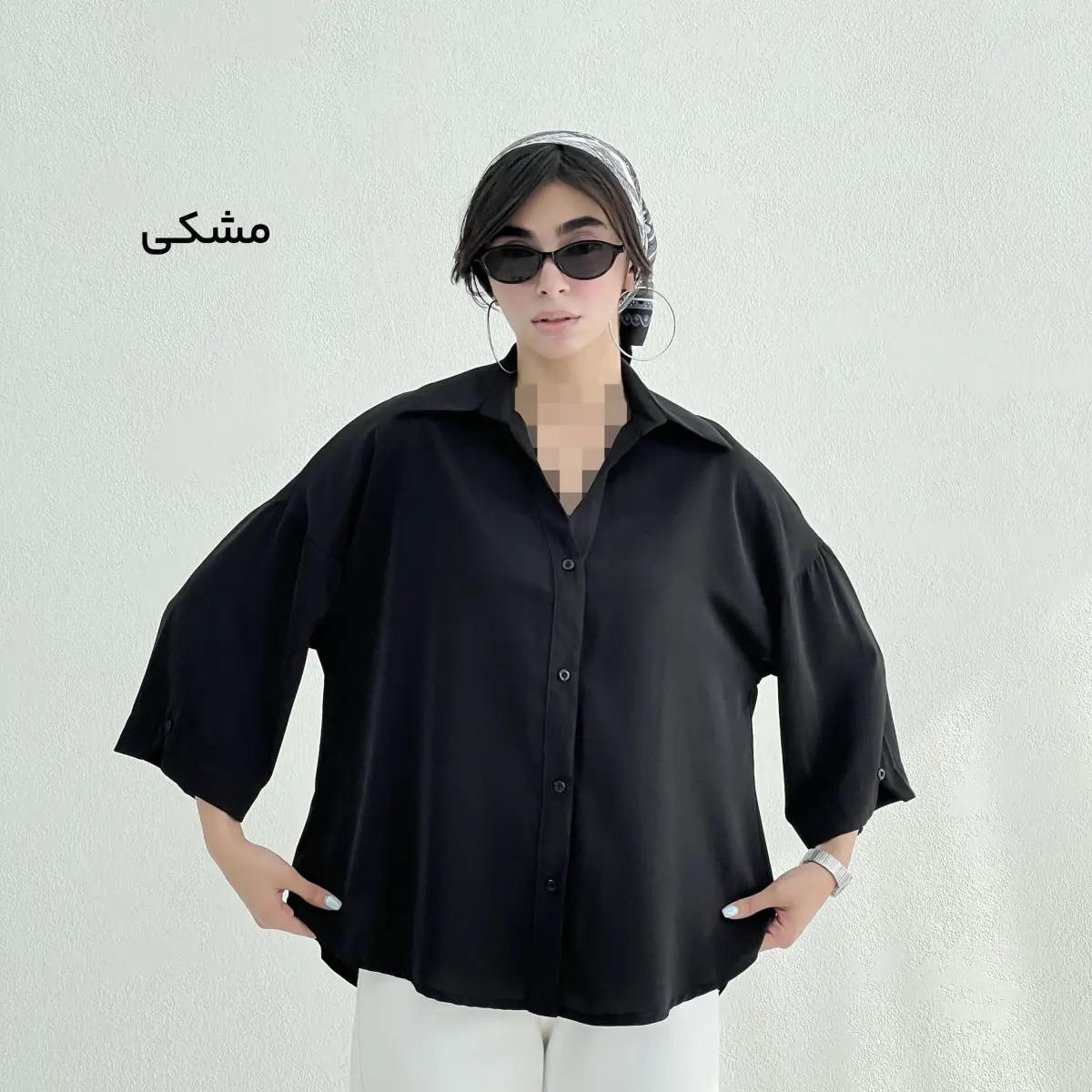 شومیز زنانه سیلک پشت پیله  | آی بولک
