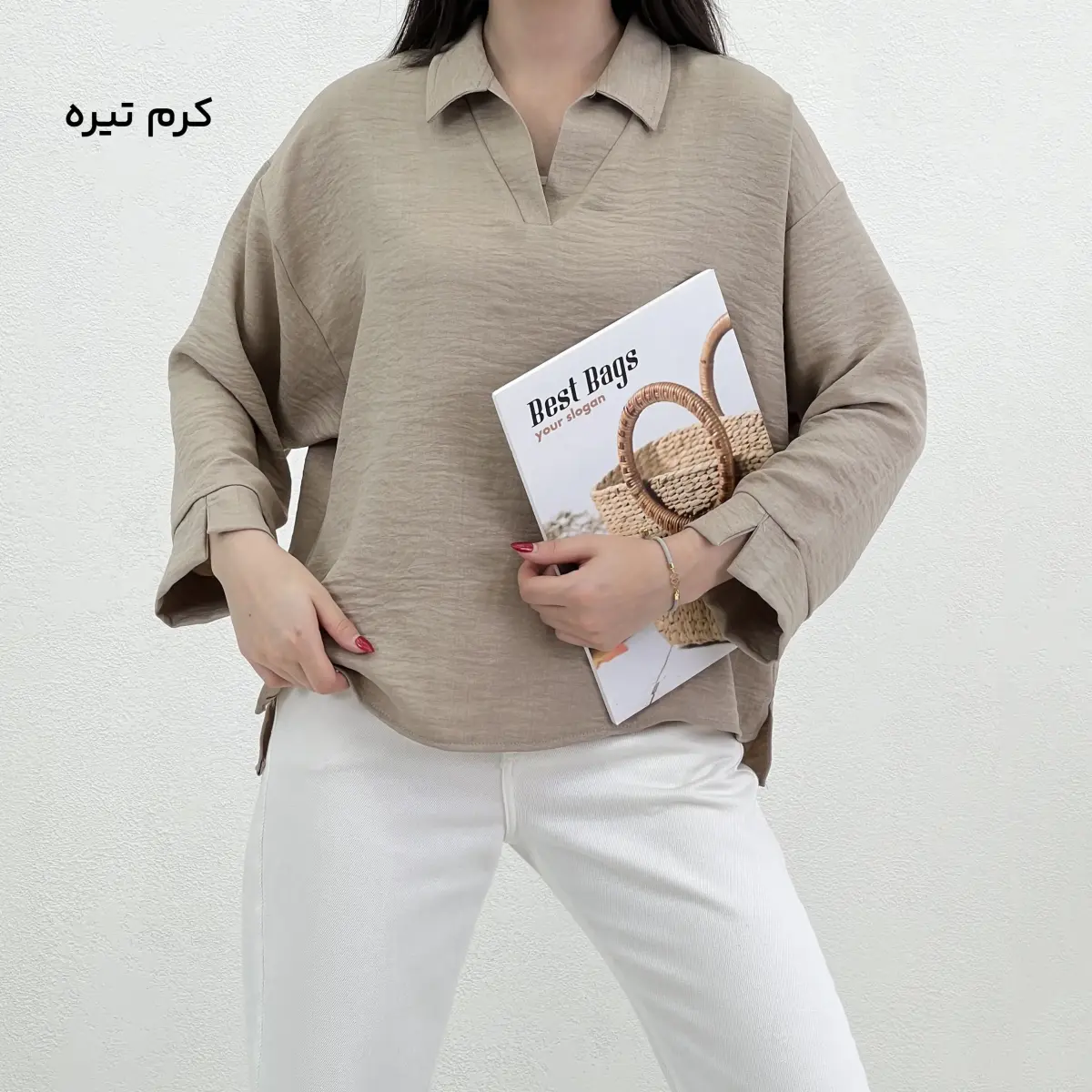 شومیز زنانه جلو بسته صوفیا | آی بولک