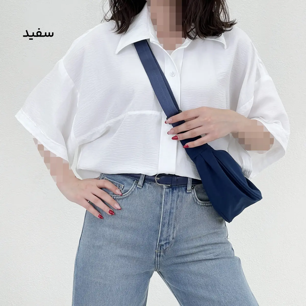 شومیز زنانه باکسی پری | آی بولک