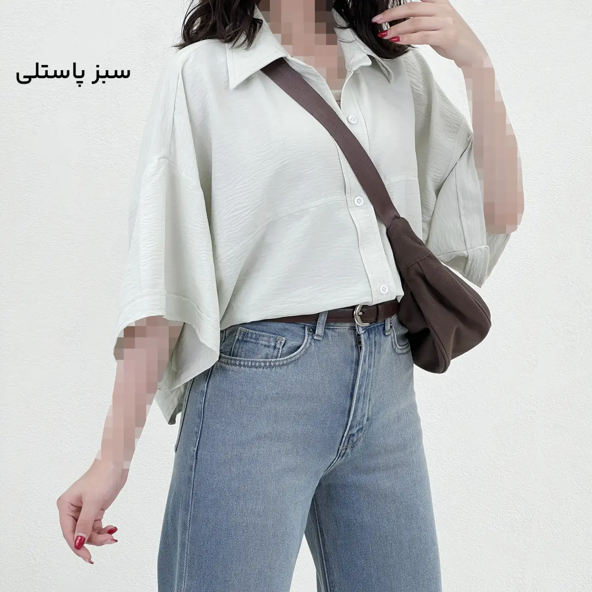 شومیز زنانه باکسی پری | آی بولک