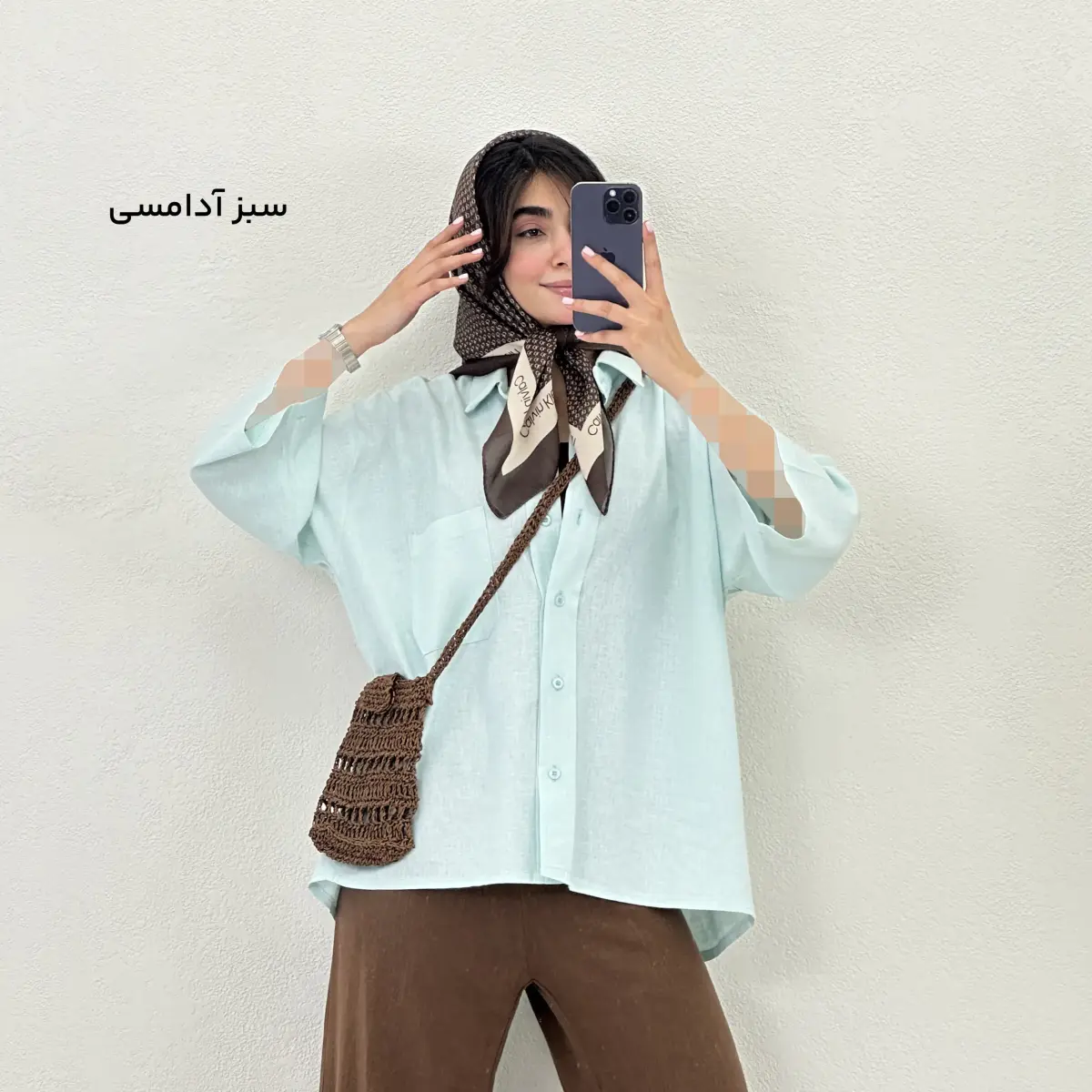 شومیز زنانه لینن تک جیب | آی بولک