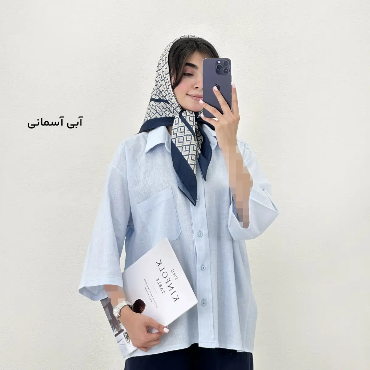 شومیز زنانه لینن تک جیب | آی بولک