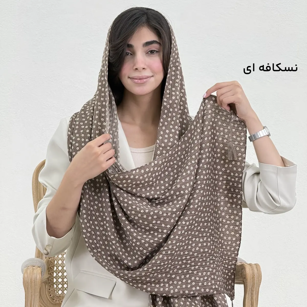 شال زنانه برشکا گلدار | آی بولک