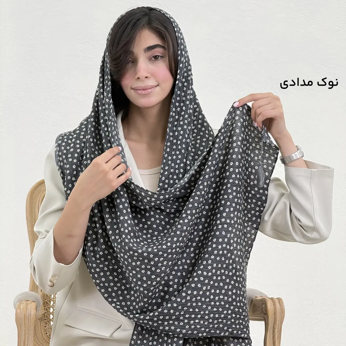 شال زنانه برشکا گلدار | آی بولک
