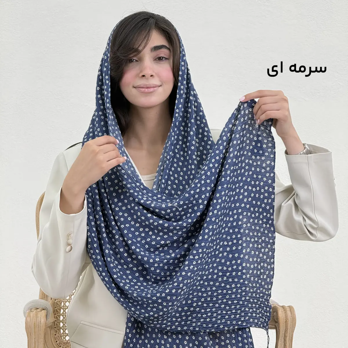 شال زنانه برشکا گلدار | آی بولک