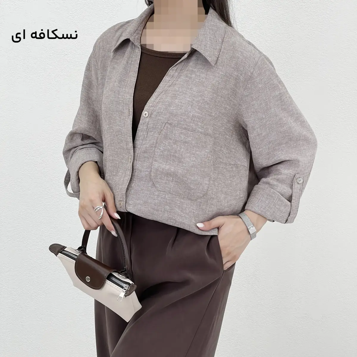 شومیز زنانه قواره دار لینن Zizzi | آی بولک