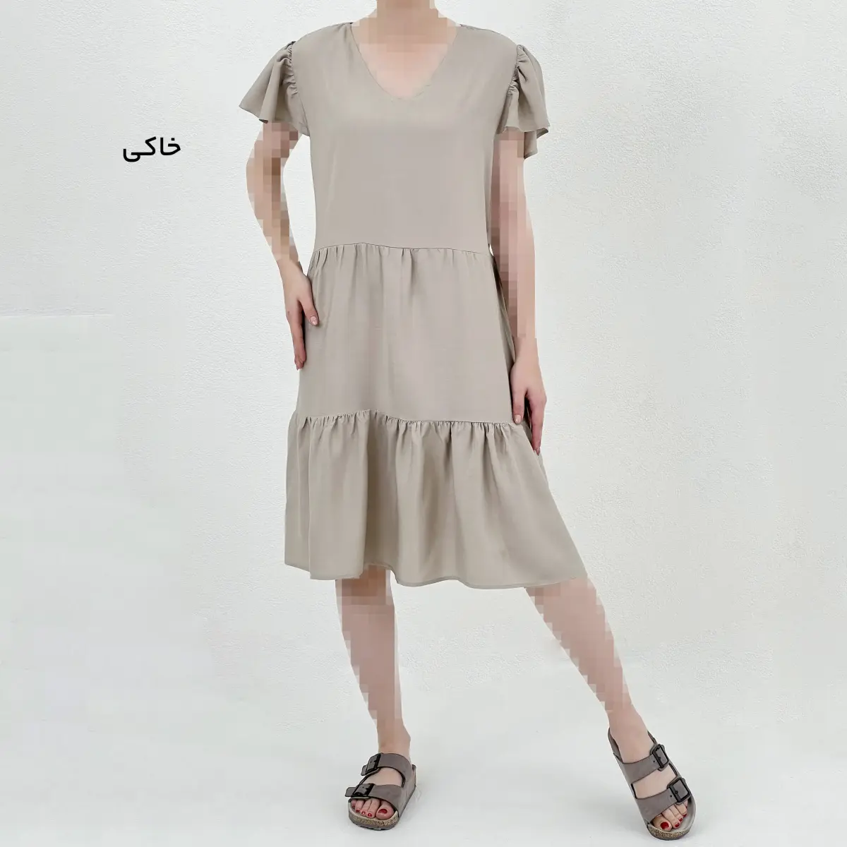 پیراهن زنانه بیسیک طبقه ای | آی بولک