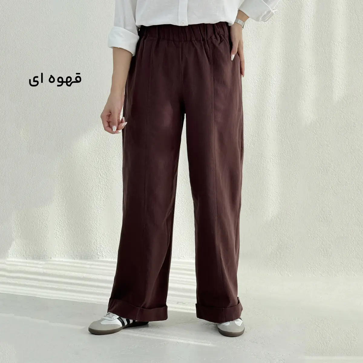 شلوار پارچه ای لینن دمپا دوبل | آی بولک