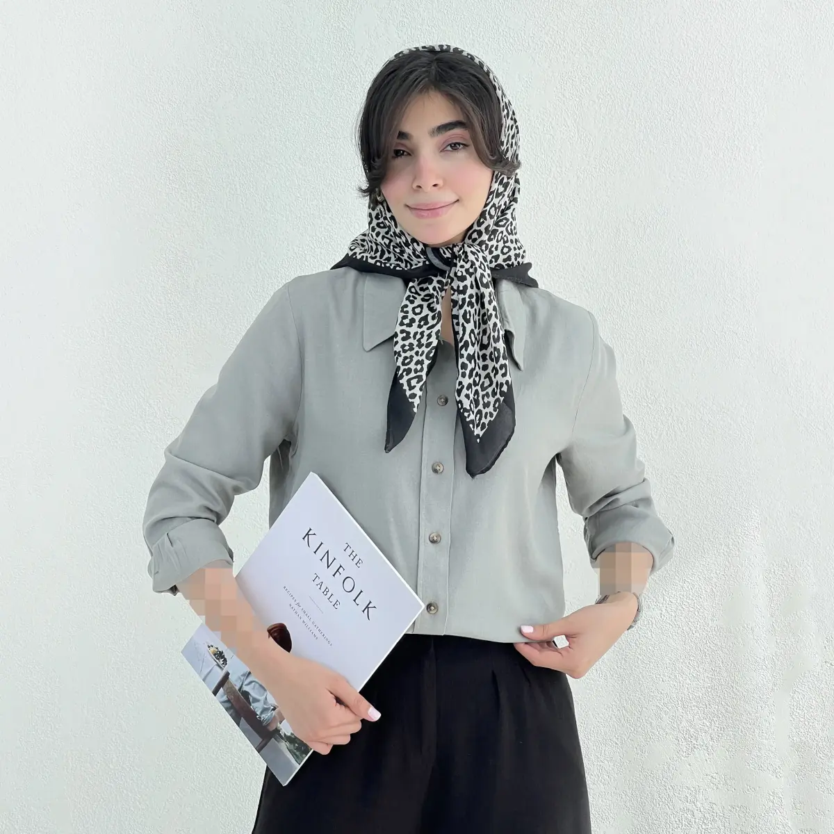 شومیز زنانه لینن جلو دکمه | آی بولک