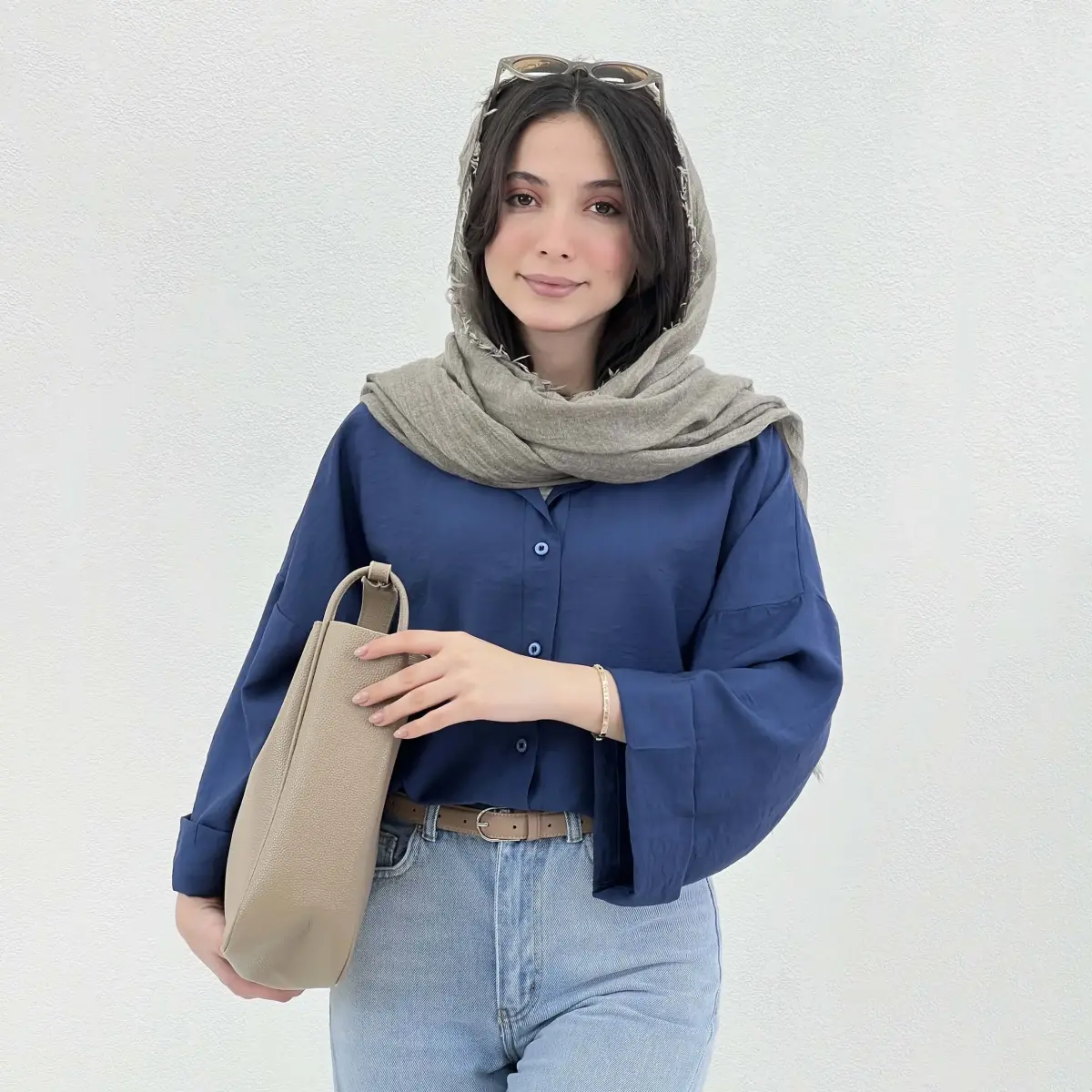شومیز زنانه آستین دوبل بابوس | آی بولک