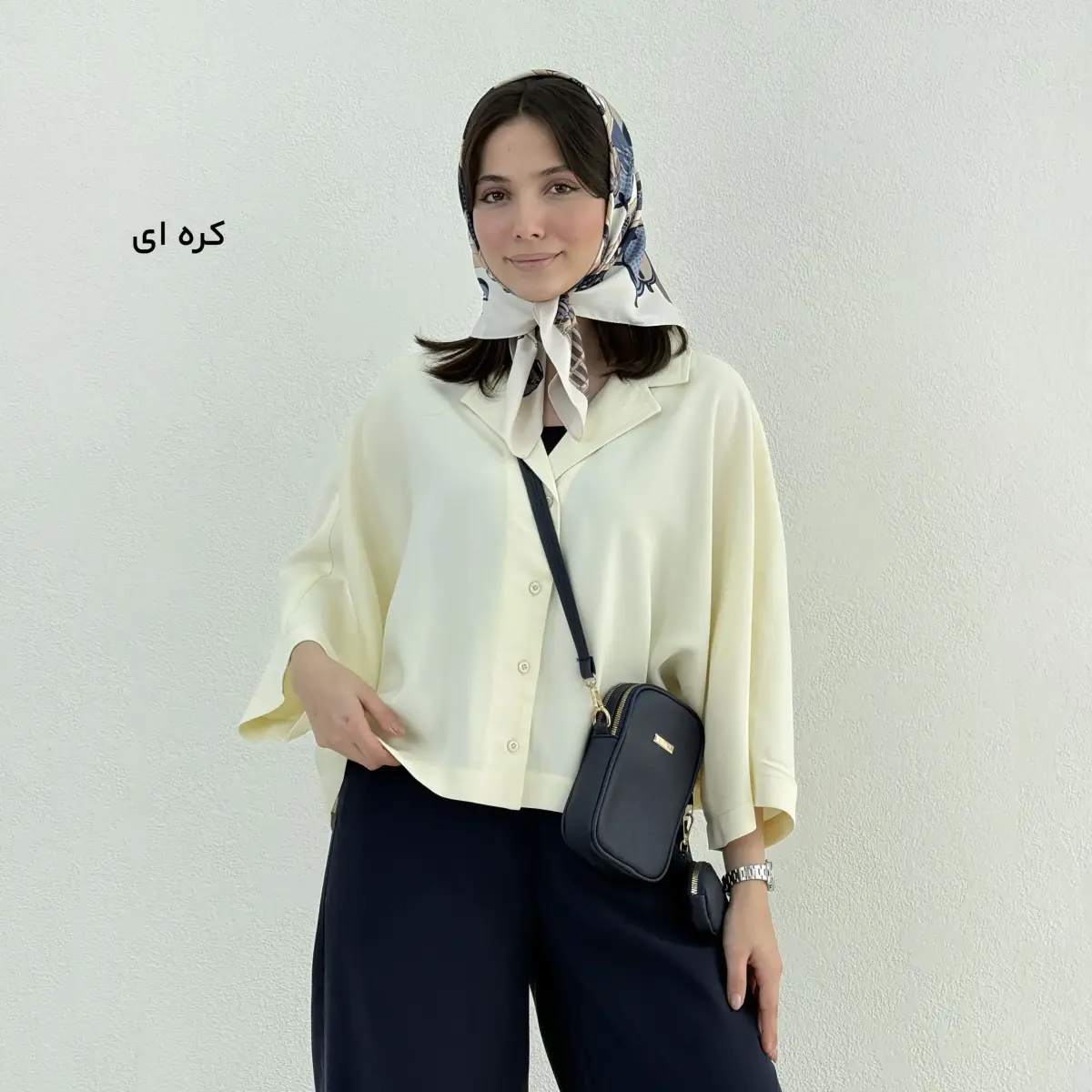 شومیز زنانه یقه انگلیسی کوپرا | آی بولک