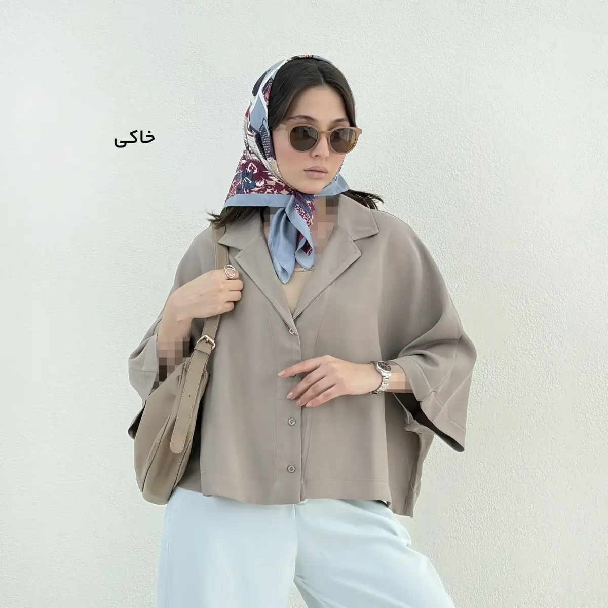 شومیز زنانه یقه انگلیسی کوپرا | آی بولک