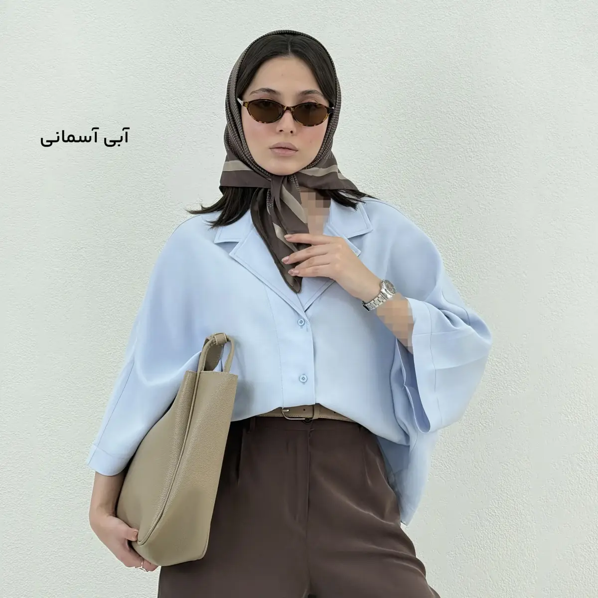 شومیز زنانه یقه انگلیسی کوپرا | آی بولک