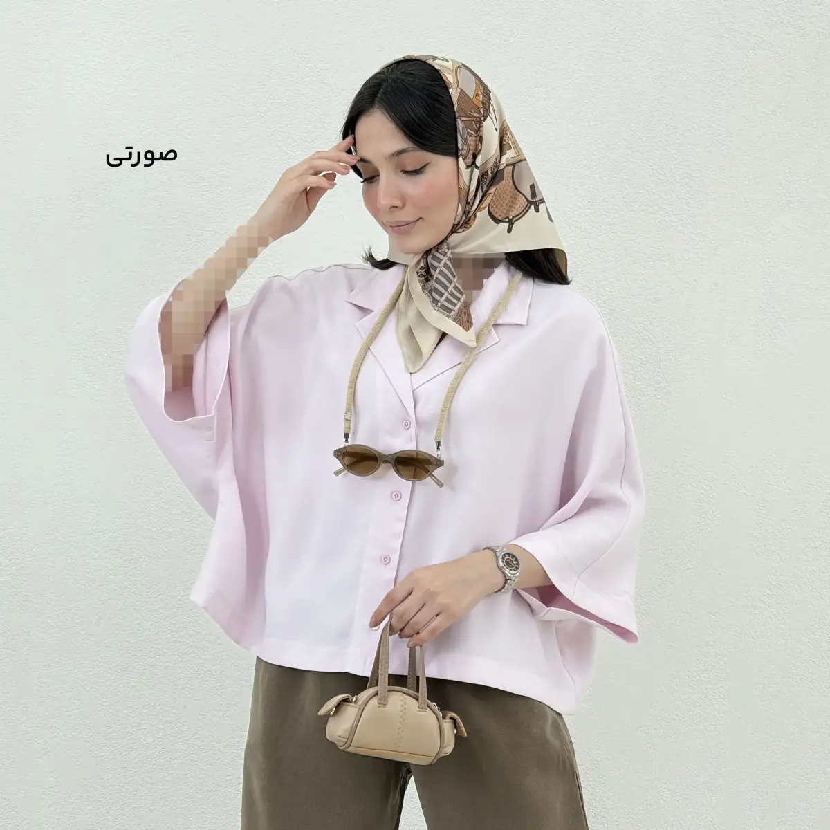 شومیز زنانه یقه انگلیسی کوپرا | آی بولک