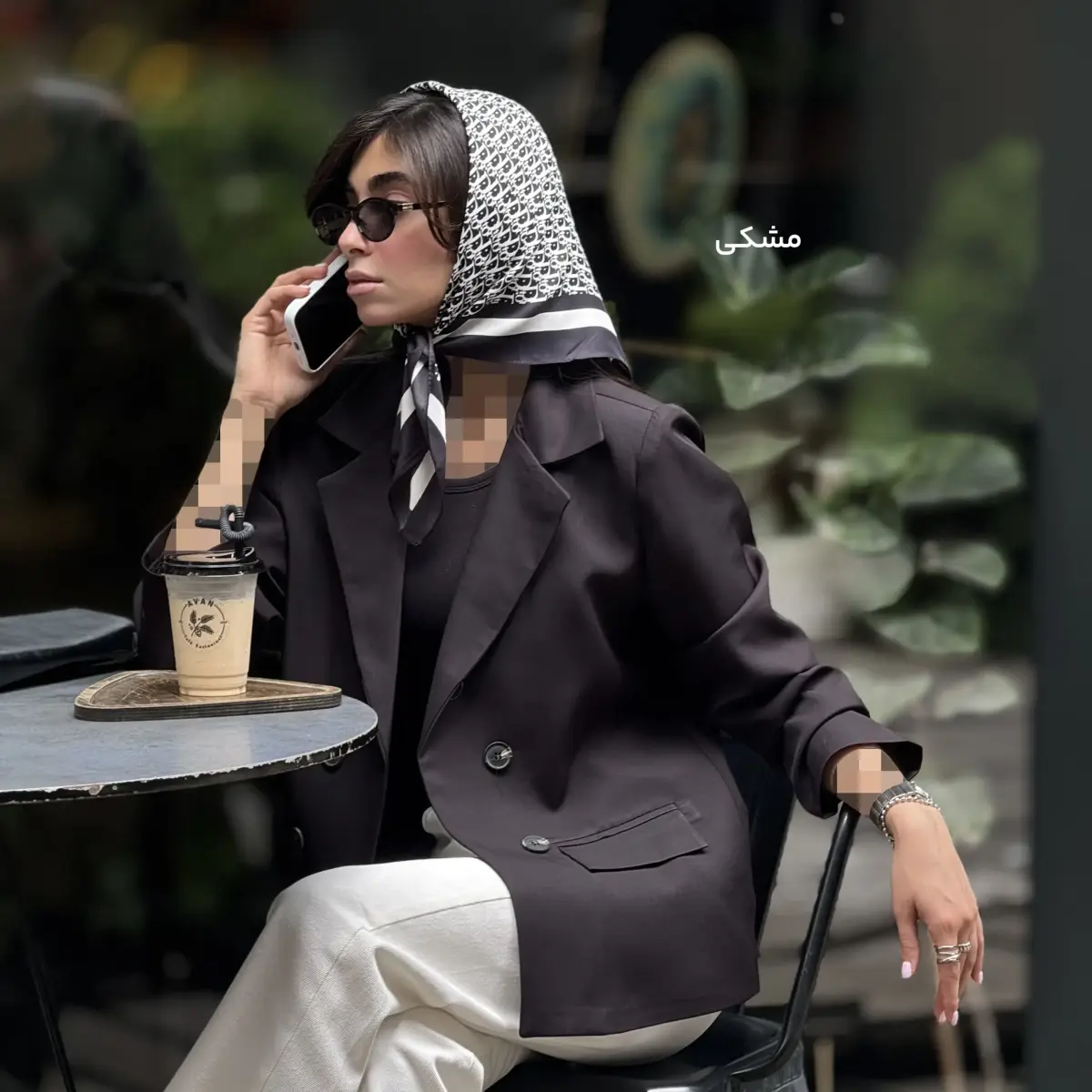 کت زنانه کرپ یقه انگلیسی  | آی بولک