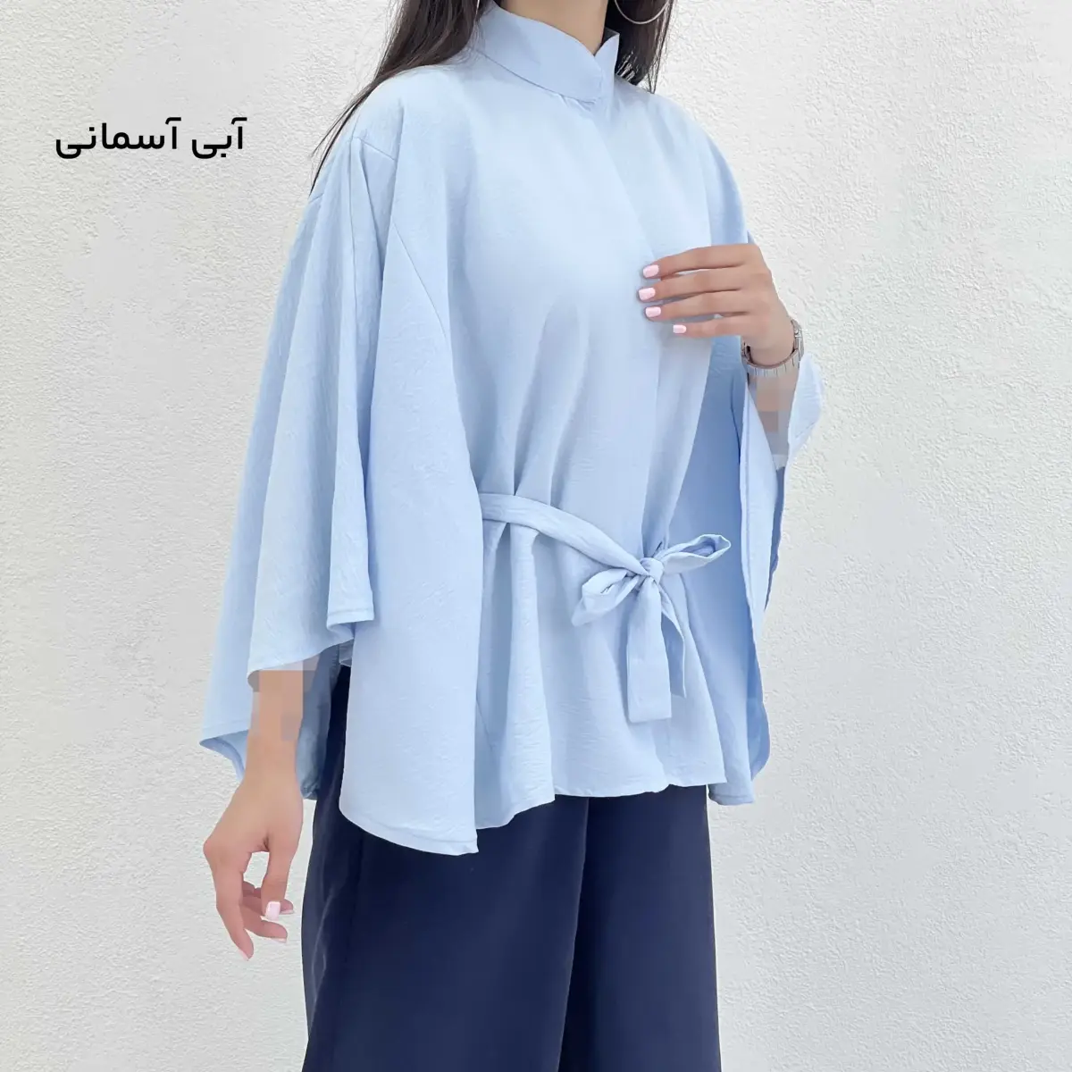 شومیز زنانه  سیلک یقه فرنچ | آی بولک