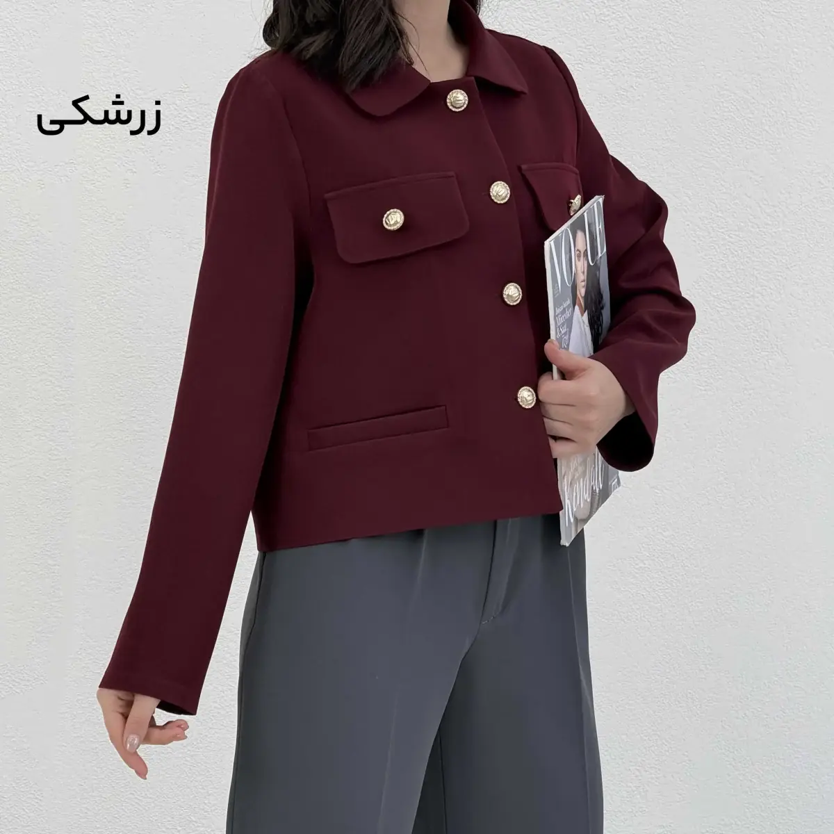 کت زنانه کرپ کلاسیک | آی بولک