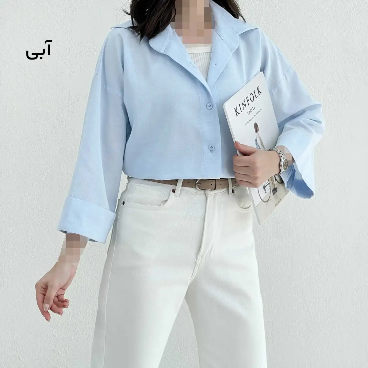شومیز باکسی زنانه آستین دوبل | آی بولک