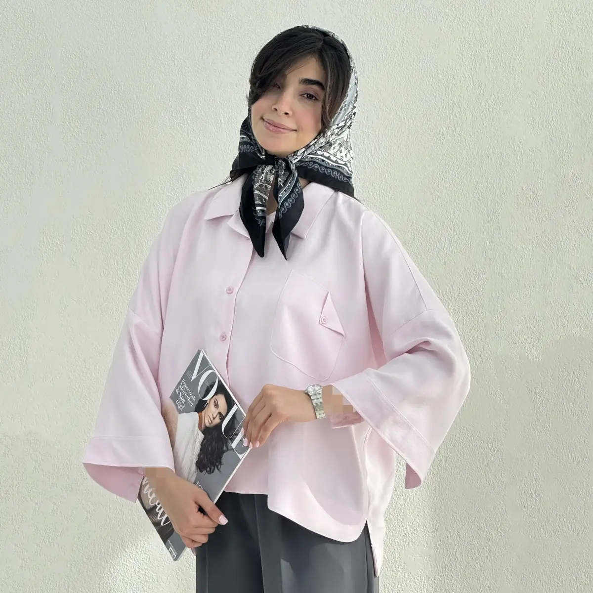 شومیز زنانه باکسی کوپرا | آی بولک