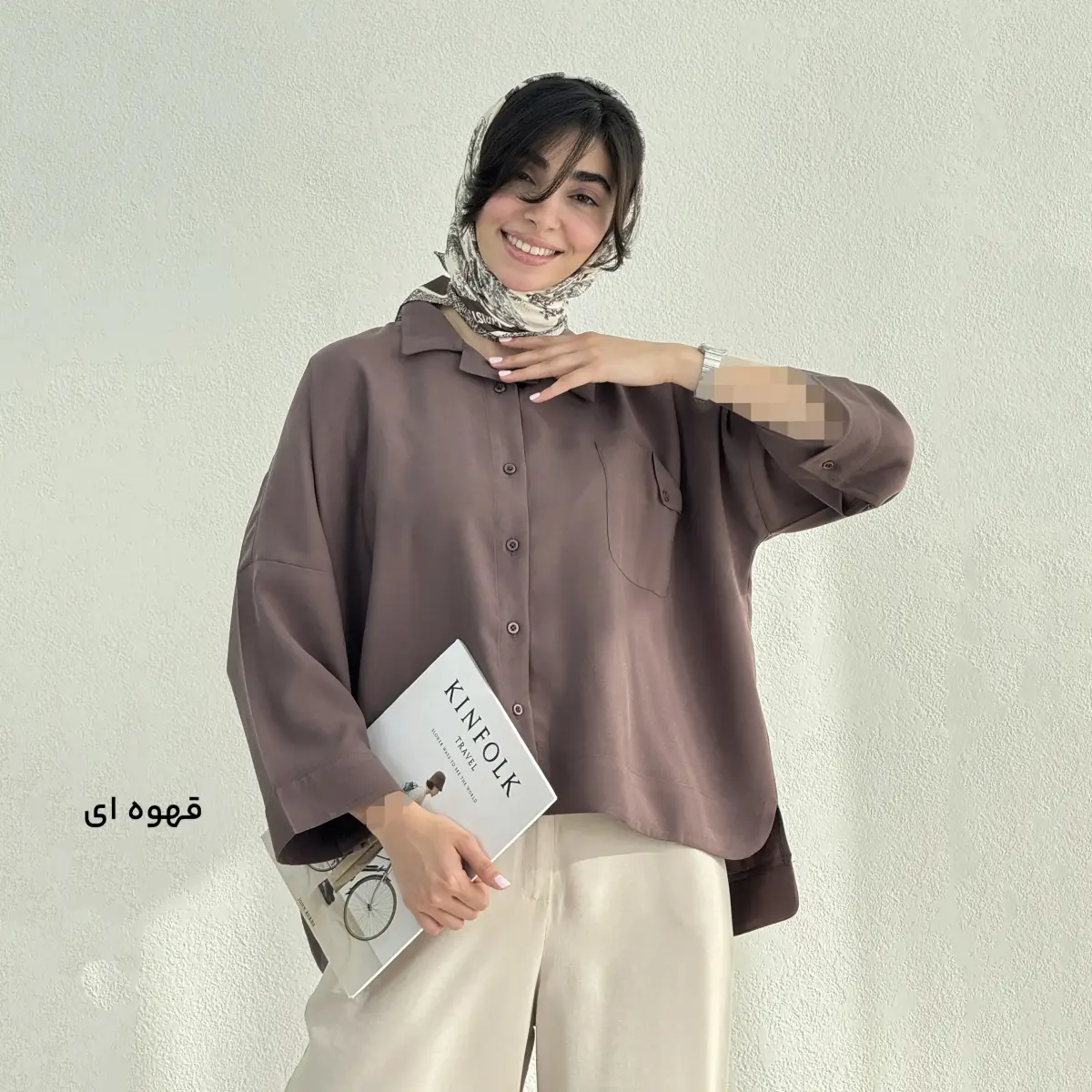 شومیز زنانه باکسی کوپرا | آی بولک