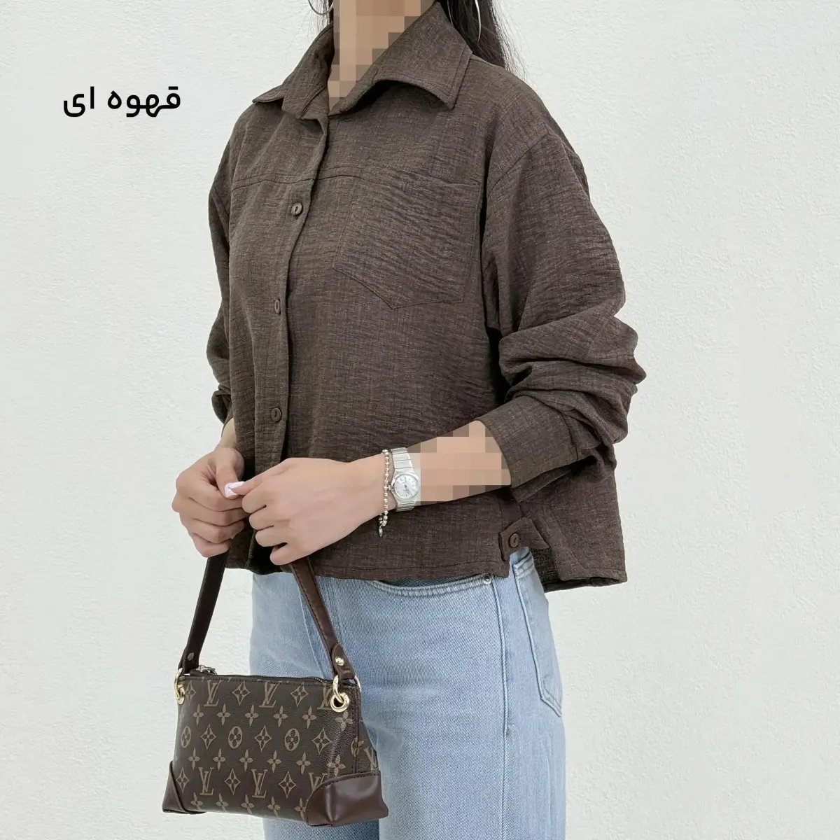 شومیز زنانه شانتون تک جیب | آی بولک