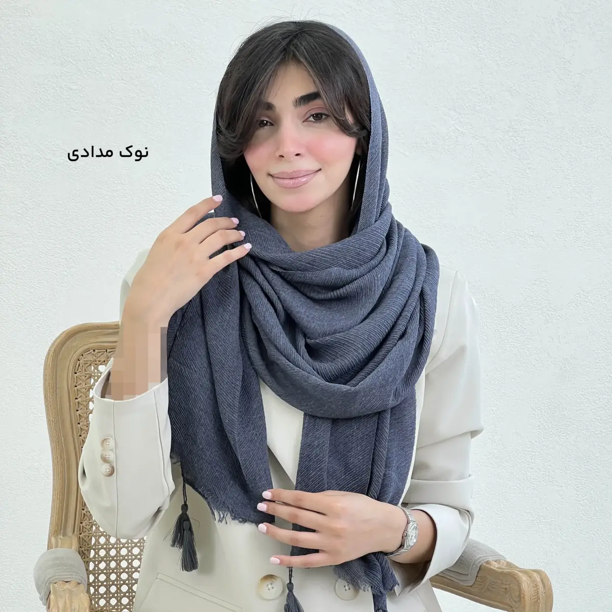 شال زنانه پلیسه زارا | آی بولک