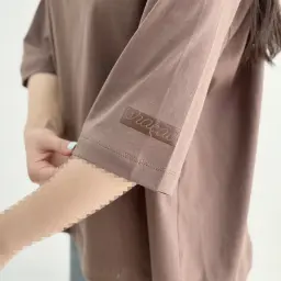 تیشرت باکسی زنانه آستین سه ربع