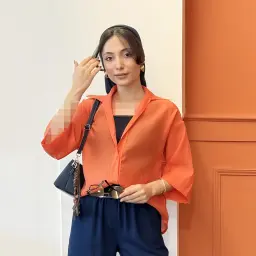 شومیز زنانه رنگی شیشه ای