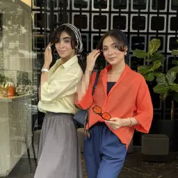 شومیز زنانه رنگی شیشه ای