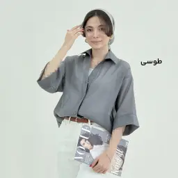 شومیز زنانه رنگی شیشه ای