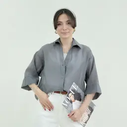 شومیز زنانه رنگی شیشه ای