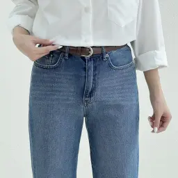 شلوار جین زنانه چیل کات آبی متوسط