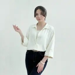 شومیز زنانه کتان سیلک