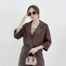 شومیز سیلک زنانه بیسیک