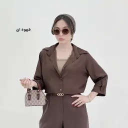 شومیز سیلک زنانه بیسیک
