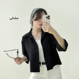 شومیز کراپ زنانه پشت پیله