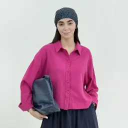 شومیز زنانه آستین پاکتی