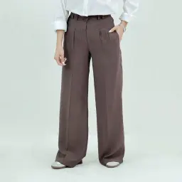 شلوار پارچه ای زنانه سیلک جلو دکمه