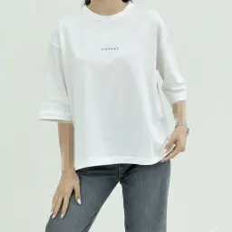 تیشرت زنانه باکسی coffee